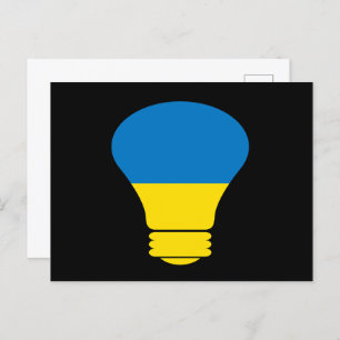 Ukraine lamp, stand with Ukraine T-Shirt Postcard