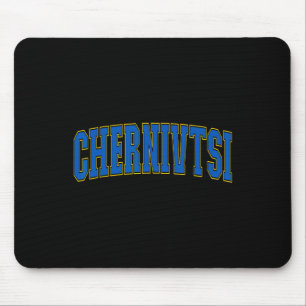 Ukraine Lovers Patriotic Proud Ukrainian Chernivts Mouse Mat