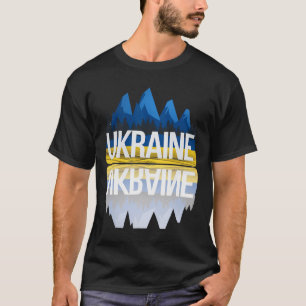 Ukraine Mountain Reflections Ukrainian Nature Souv T-Shirt