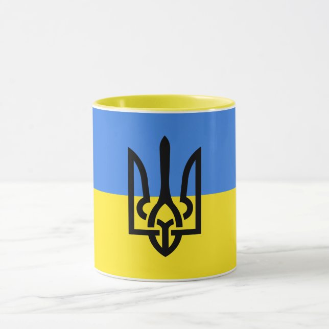Ukraine Mug Ukrainian Flag - Freedom Mug (Center)
