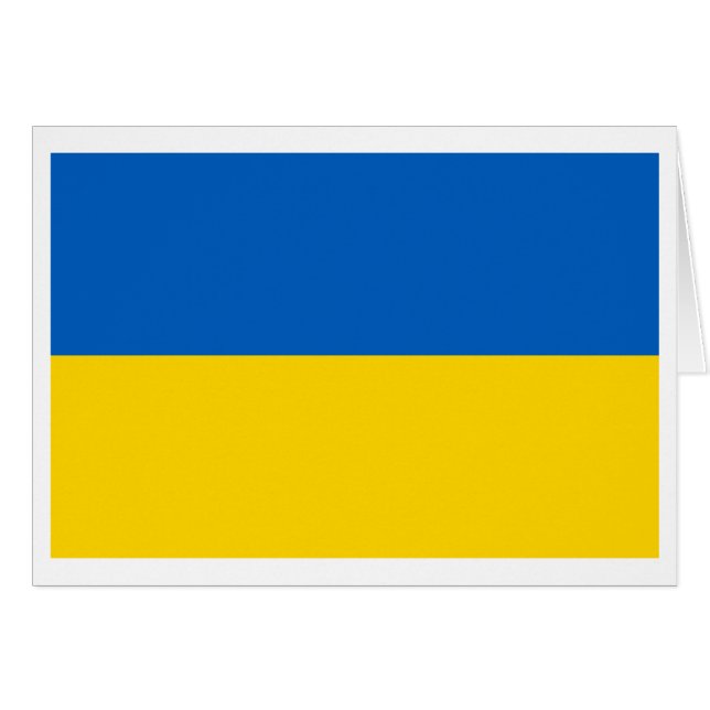 Ukraine National Flag (Front Horizontal)