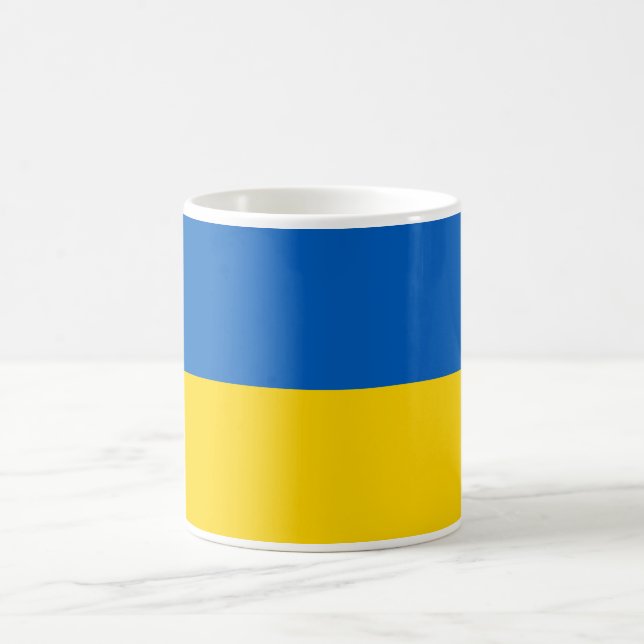 Ukraine National Flag Coffee Mug (Center)