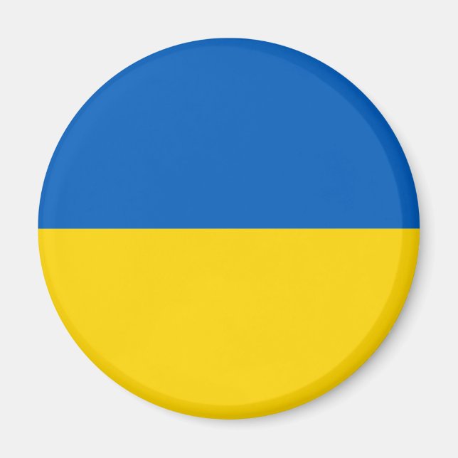 Ukraine National Flag Magnet (Front)