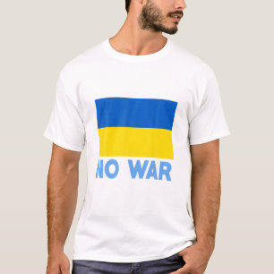 UKRAINE No War Ukraine Flag Stand With Ukrainian T-Shirt