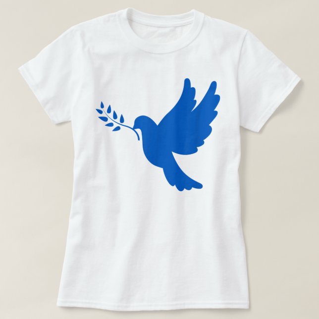 Ukraine Peace Dove  T-Shirt (Design Front)