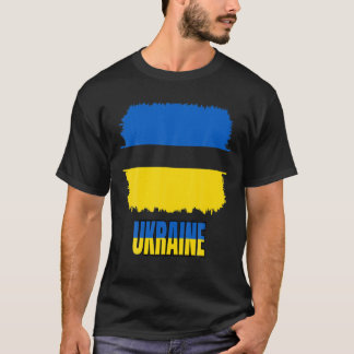 Ukraine Peace Dove Ukraine Peace Flag T-Shirt