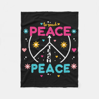 Ukraine Peace - Funny And Motivational Messages  Fleece Blanket