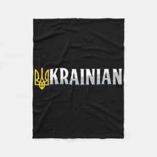 Ukraine Peace Homeland Flag Ukrainian Ukrainian Co Fleece Blanket