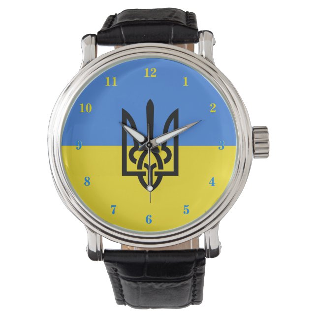 Ukraine - Peace - Ukrainian Flag - Freedom  Watch (Front)
