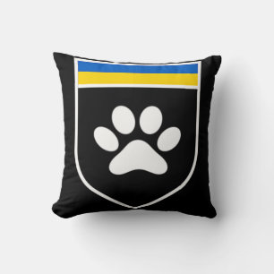 Ukraine Pet Awareness Flag Support Ukrainian pets Cushion