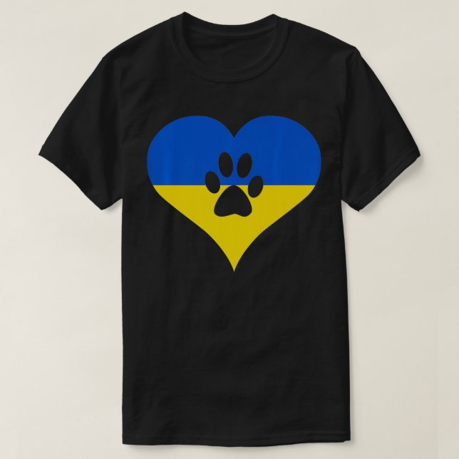 Ukraine pet awareness  Support Ukrainian pets Prem T-Shirt (Design Front)