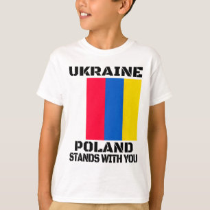 Ukraine Poland Stands With You Polish Support T-Shirt