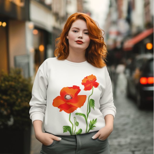 Ukraine "poppy flower" peace colourful T-Shirt (Creator Uploaded)