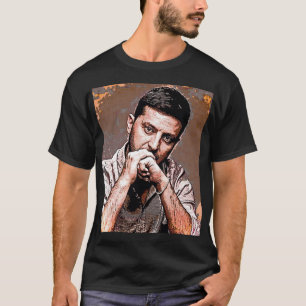 Ukraine President Volodymyr Zelenskyy Art Effect T-Shirt
