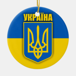 Ukraine Pride Ceramic Tree Decoration