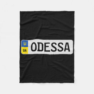 Ukraine Pride - Proud Ukrainian Odessa Fleece Blanket