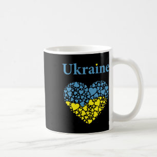 Ukraine Pride Ukrainian Heart Flag Glory To Ukrain Coffee Mug