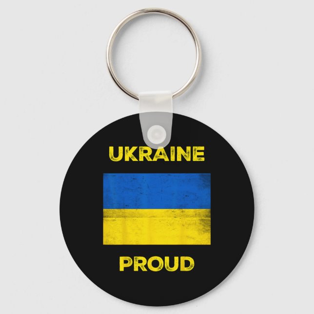 Ukraine Proud  Key Ring (Front)