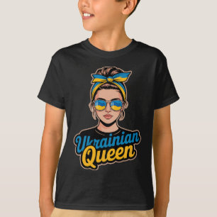 Ukraine Retro Style Woman Graphic Cultural Pride A T-Shirt