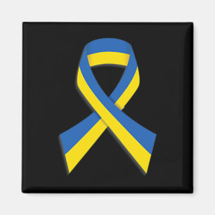 Ukraine Ribbon Support Strong Ukraine Peace Ukrain Magnet