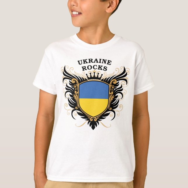 Ukraine Rocks T-Shirt (Front)