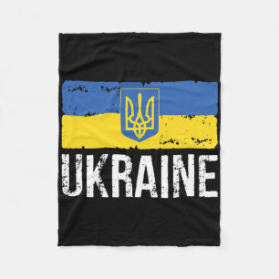 Ukraine Roots Heritage Fleece Blanket