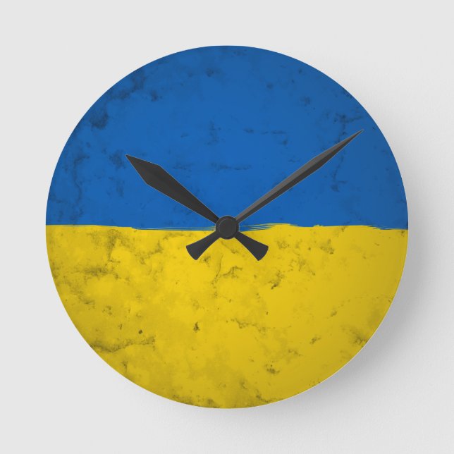 Ukraine Round Clock (Front)