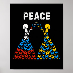 Ukraine Russia Peace Stop War  Poster