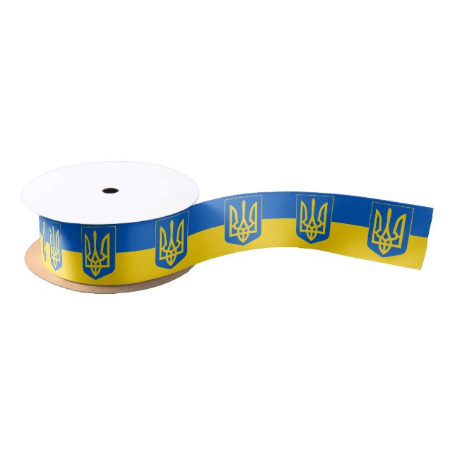 Ukraine Satin Ribbon (Spool)