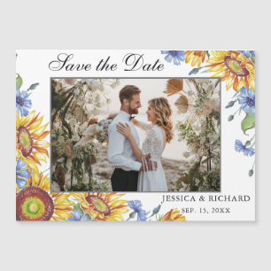 Ukraine Save the Date PHOTO Magnetic Card