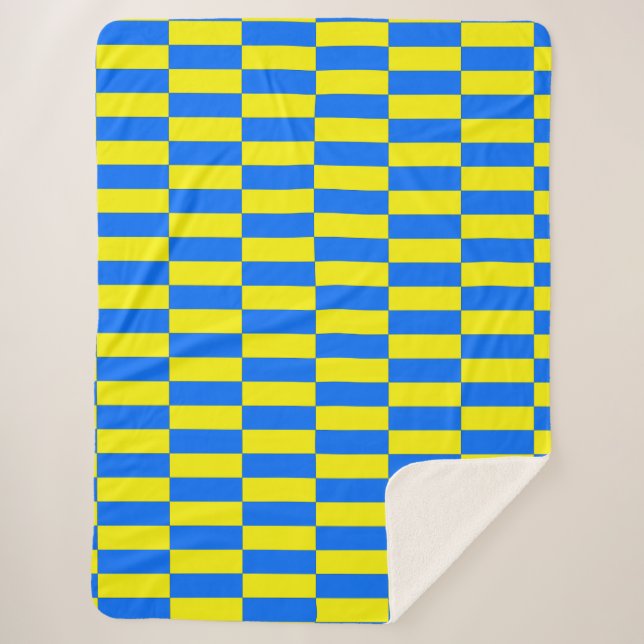 Ukraine Sherpa Blanket (Front)