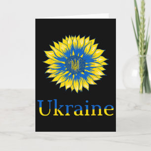 Ukraine Shirt Cute Ukrainians Sunflower Retro Ukra Card
