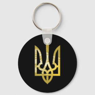 Ukraine Shirt Trident Tryzub Zelensky Military Oli Key Ring