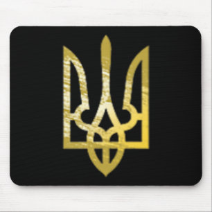 Ukraine Shirt Trident Tryzub Zelensky Military Oli Mouse Mat