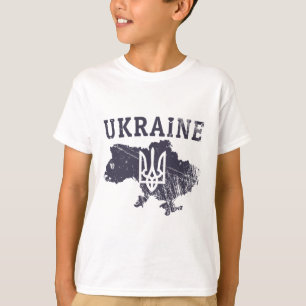 Ukraine Shirt Ukrainian Tryzub Patriotic Women Kid