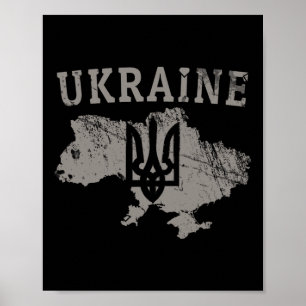 Ukraine Shirt Zelensky Ukrainian Tryzub Patriotic  Poster