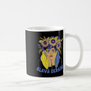 Ukraine Slava Ukraini Shirt Support Ukrainian Woma Coffee Mug