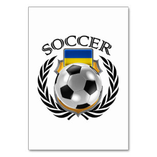 Ukraine Soccer 2016 Fan Gear Table Number
