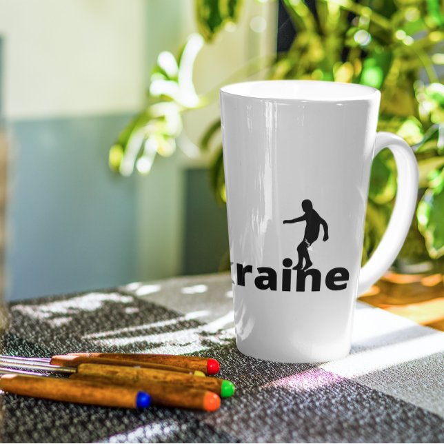 Ukraine soccer  latte mug (Creator Uploaded)