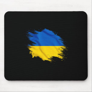 Ukraine Souvenir Gift Ukrainian Country Flag Brush Mouse Mat