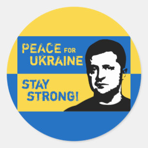 Ukraine - Stop the senseless war! Classic Round Sticker