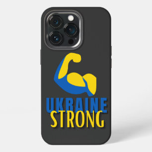 Ukraine Strong Muscle Flex iPhone 13 Pro Case