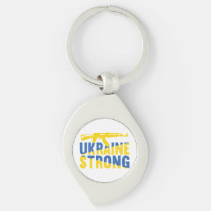 Ukraine Strong Support for Ukraine Key Ring