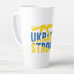 Ukraine Strong Support for Ukraine Latte Mug