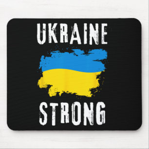 Ukraine Strong Ukrainian Flag Pride Vintage Men Wo Mouse Mat