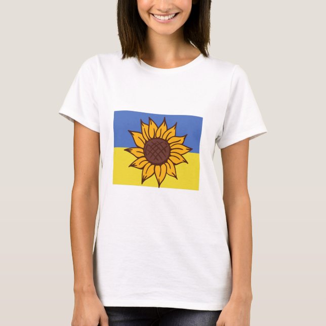 Ukraine Sunflower T-Shirt (Front)