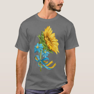 Ukraine Sunflowers and Wildflowers in Ukrainian Fl T-Shirt