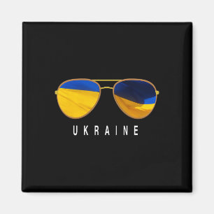 Ukraine Sungles Magnet