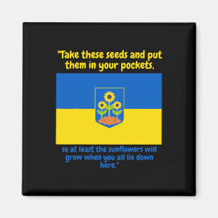 Ukraine Support Sunflower Pur These Seeds In Your Magnet