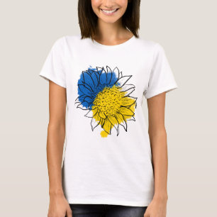 Ukraine Support Sunflower T-Shirt
